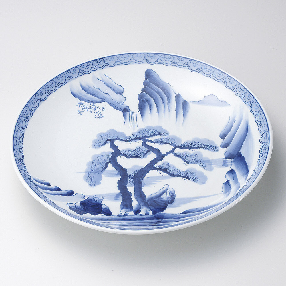 ≪メーカー取寄≫山水15号皿(有田焼) 26,000円