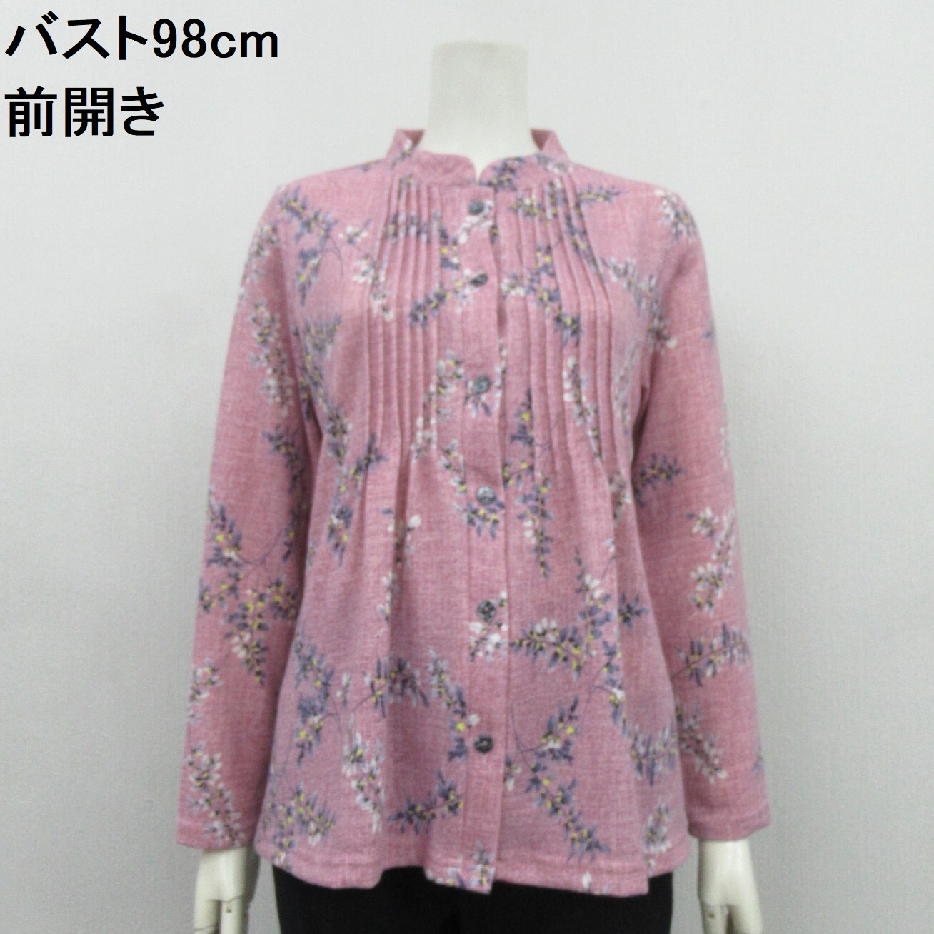 Gigging Marbled Petiole Tuck Blouse Import Japanese Products At Wholesale Prices Super Delivery