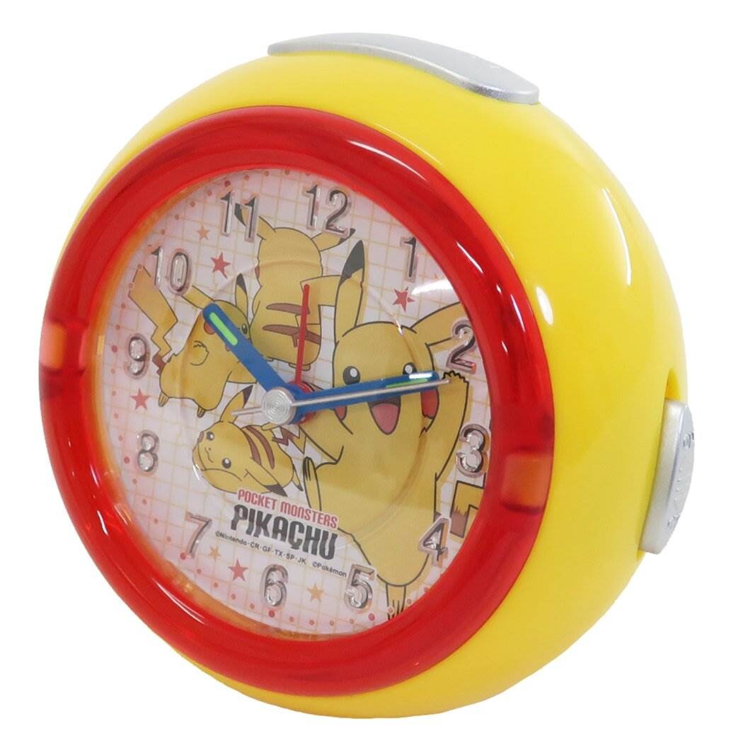 目覚まし時計 ポケモン 丸型ledアラームクロック ピカチュウの商品ページ 卸 仕入れサイト スーパーデリバリー