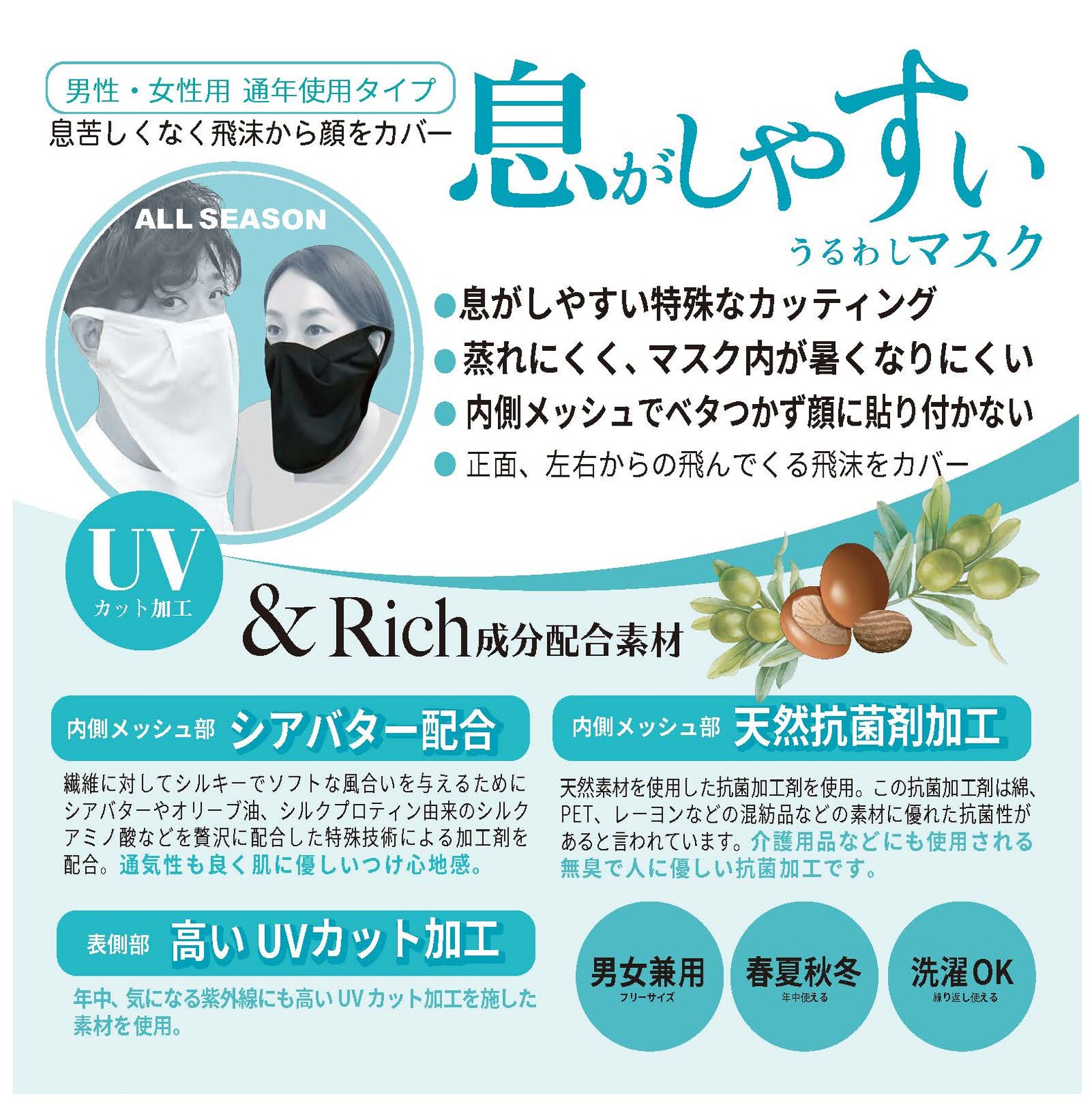 息がしやすいマスク フェイスマスク 作業マスク ユニセックスの商品ページ 卸 仕入れサイト スーパーデリバリー