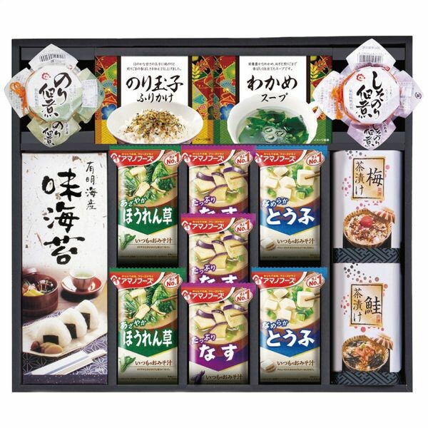 アマノフリーズドライみそ汁&食卓詰合せ AMC-50I 4,750円