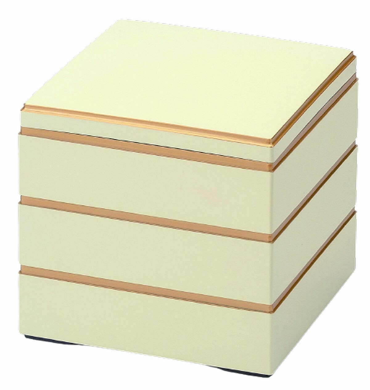 御節重箱 日本製 3段 7.0寸 彩校倉 白渕金 20.8cm x 20.8cm x 19.5cm 漆器 5,330円