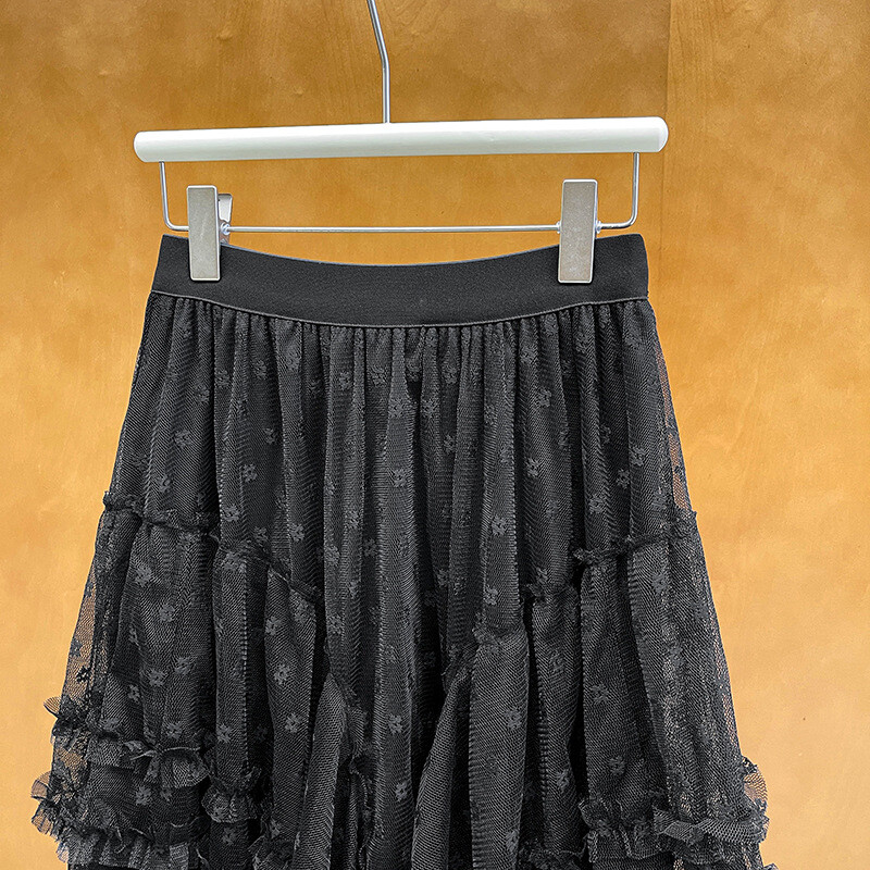 u26802 レディース ボトムス ロングスカート レース ハイウエスト 2025春新作 韓国風 2色 u26802 レディース ボトムス ロングスカート レース ハイウエスト 2025春新作 韓国風 2色