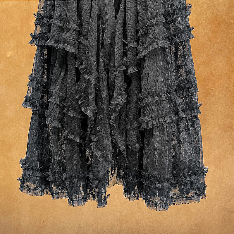 u26802 レディース ボトムス ロングスカート レース ハイウエスト 2025春新作 韓国風 2色 u26802 レディース ボトムス ロングスカート レース ハイウエスト 2025春新作 韓国風 2色