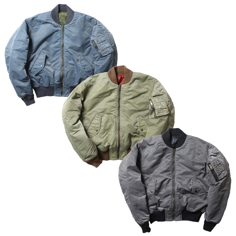 【予約販売】【2025秋冬新作】【HOUSTON WOMAN】PIGMENT DYE MA-1