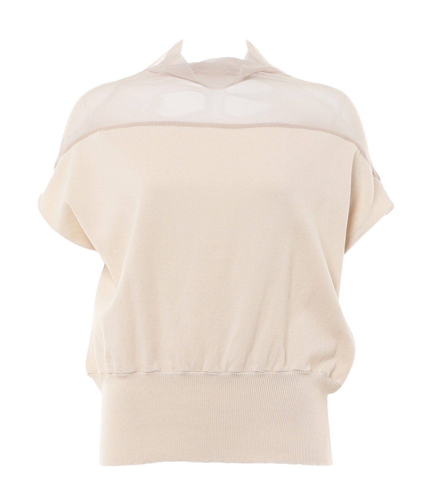 シアー切替ニットプルオーバー「2025新作」 9,125円