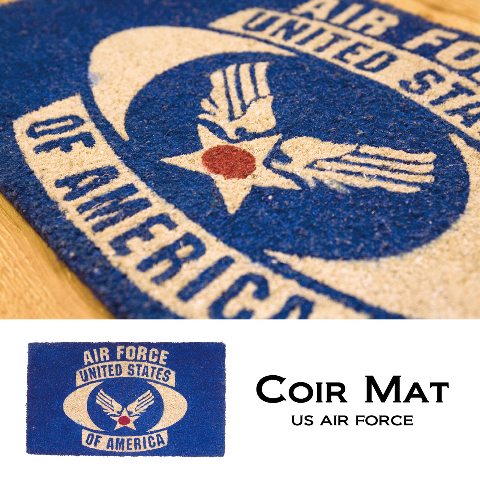 玄関マット Coir Mat コイヤーマット Us Air Force アメリカン雑貨 の商品ページ 卸 仕入れサイト スーパーデリバリー