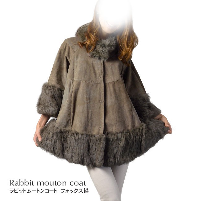 little girl rabbit fur coat