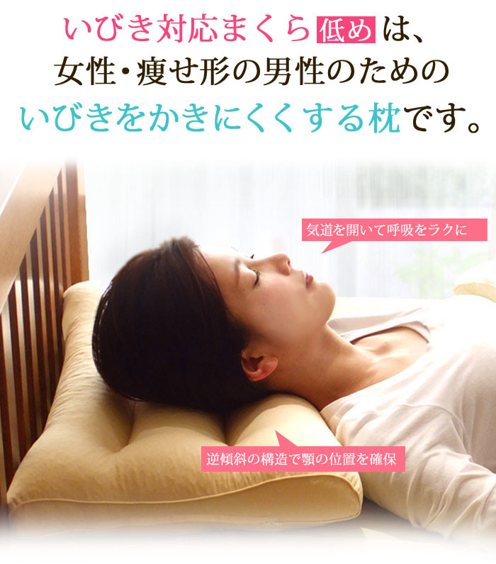 いびき対応まくら低め 枕の高さ調節が可能 いびきを予防する枕 手洗いok 父の日 母の日の商品ページ 卸 仕入れサイト スーパーデリバリー