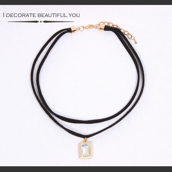 felt choker necklace