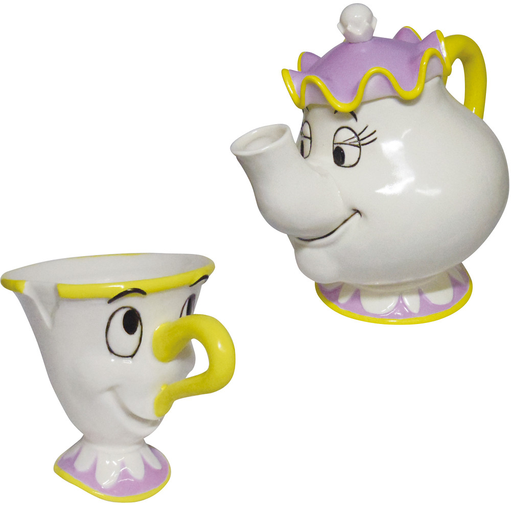 beauty and beast tea set
