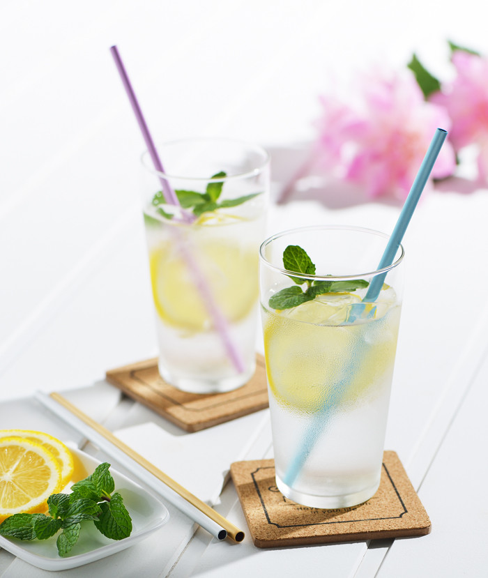 冷たい飲み物をさらに冷たく感じる アルミストロー の商品ページ 卸 仕入れサイト スーパーデリバリー