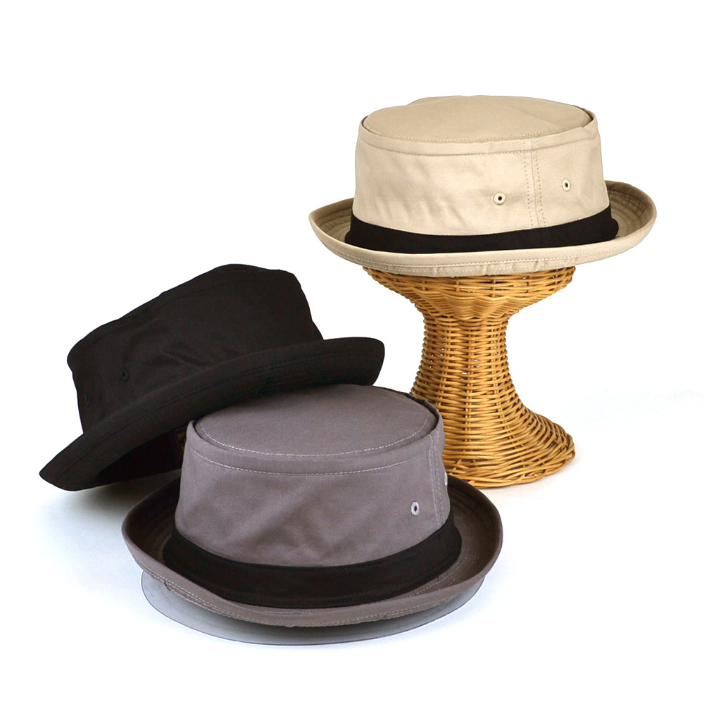 pork pie hat cotton
