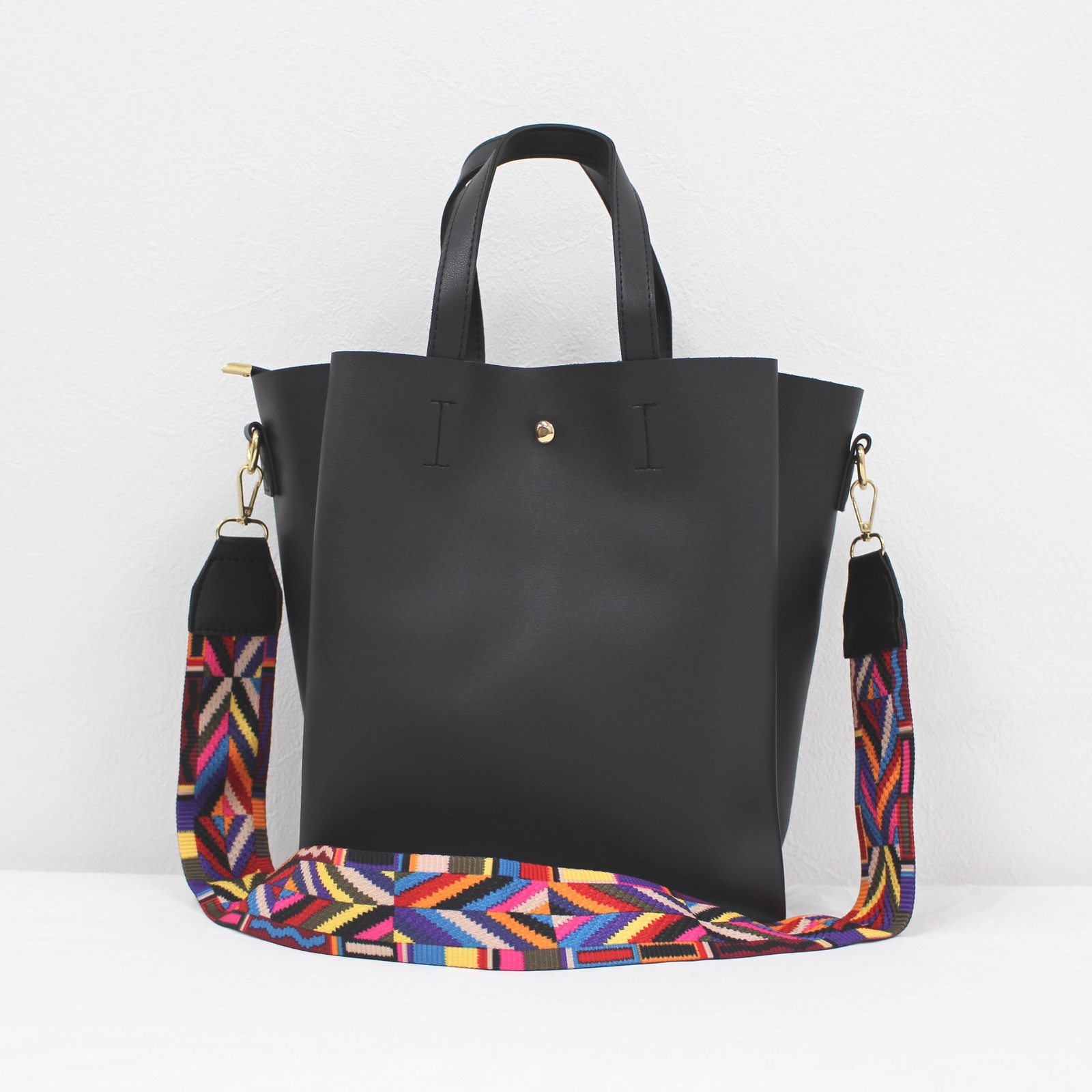 wide strap tote