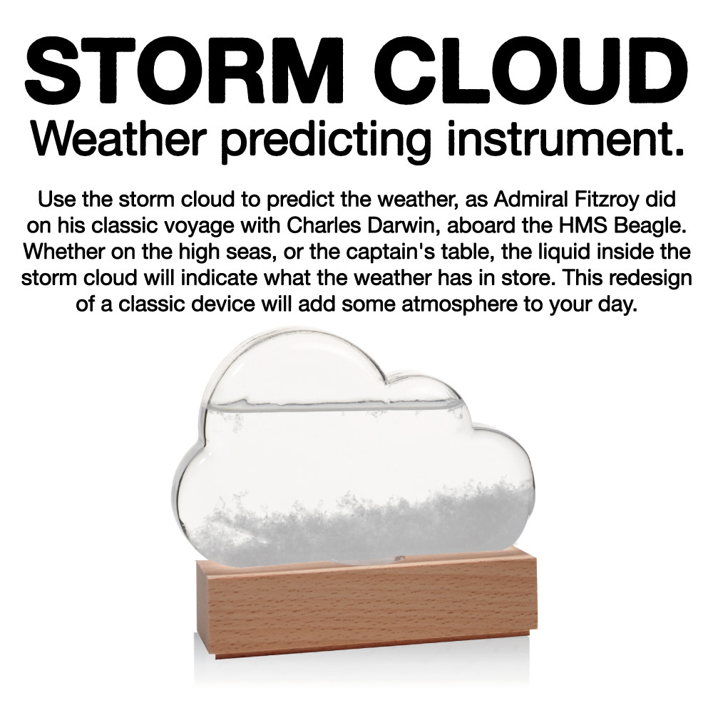 storm cloud ストームクラウド 雲形ストームグラス 天気菅の商品ページ