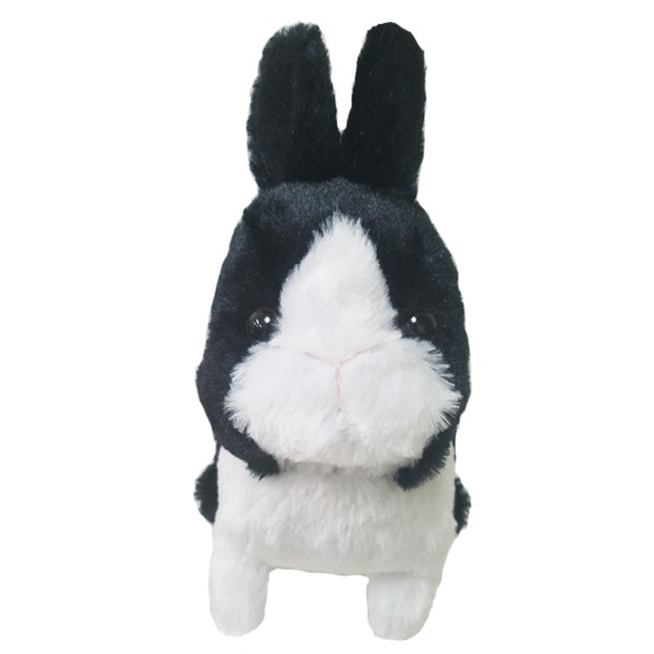 black bunny plush