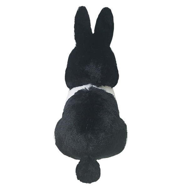 black stuffed rabbit