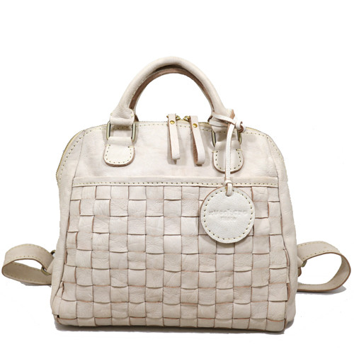 white mesh backpack