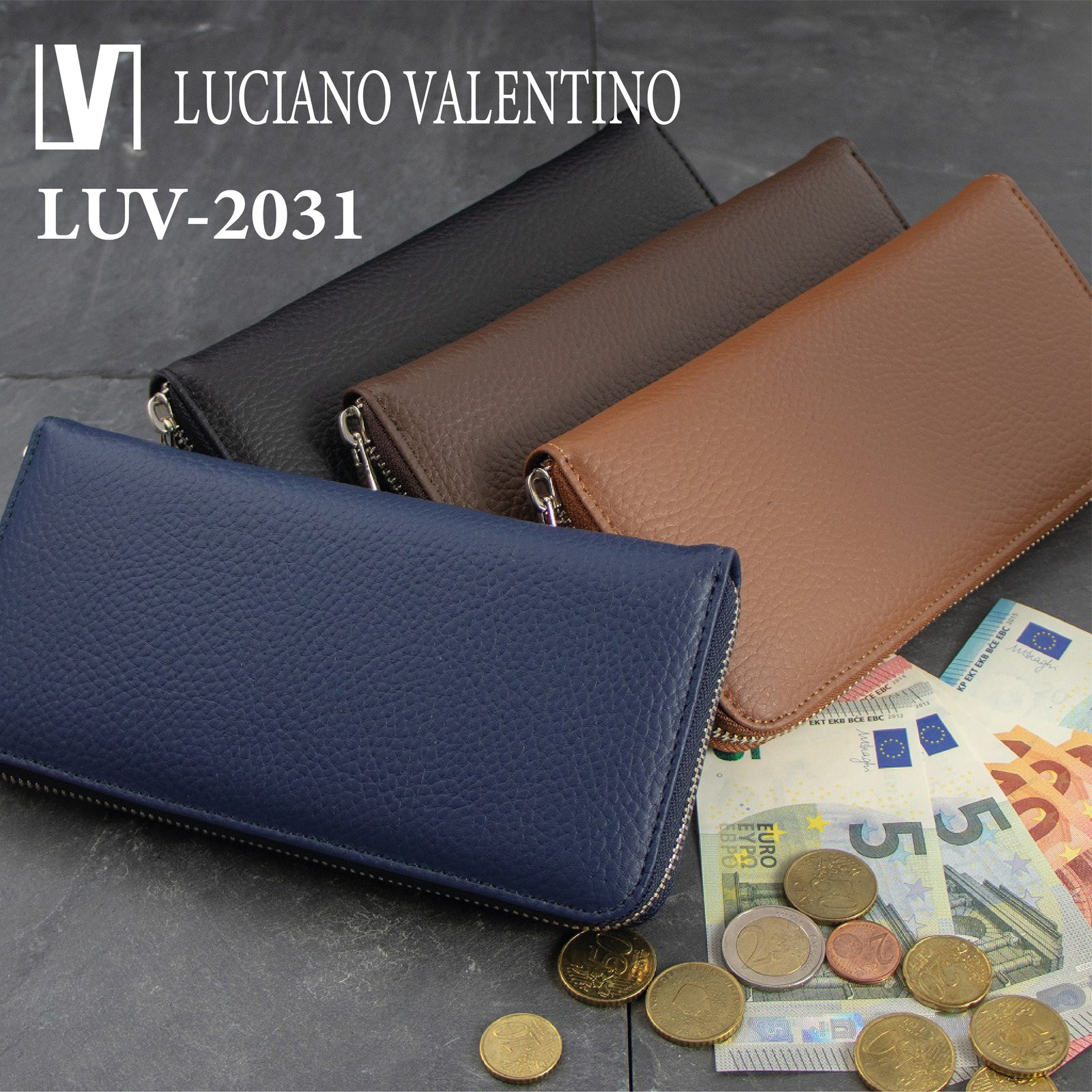 automatisk Gør alt med min kraft komfortabel 20 Valentino Cow Leather Round Wallet | Import Japanese products at  wholesale prices - SUPER DELIVERY