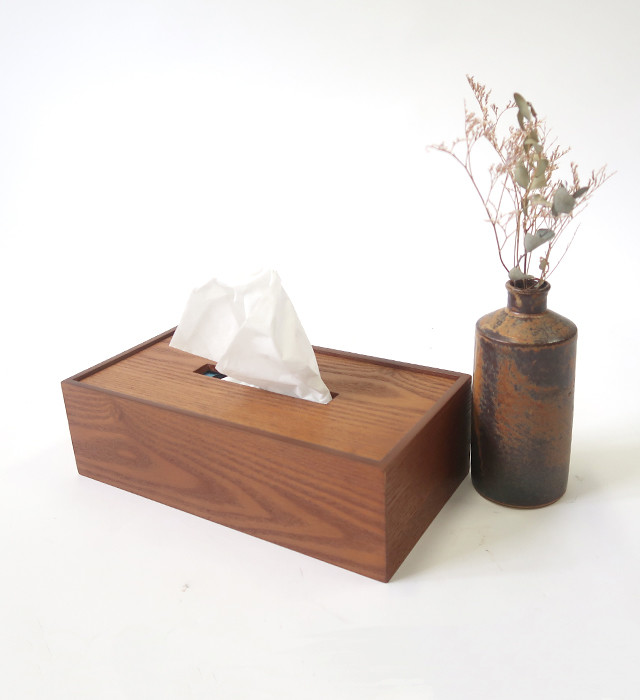 WXQHYD Tissue casa Desktop Box Multi-Function Soggiorno di Legno di bamb/ù Holder Coperchio di Carta Box Cover Telecomando Hotel Storage Box