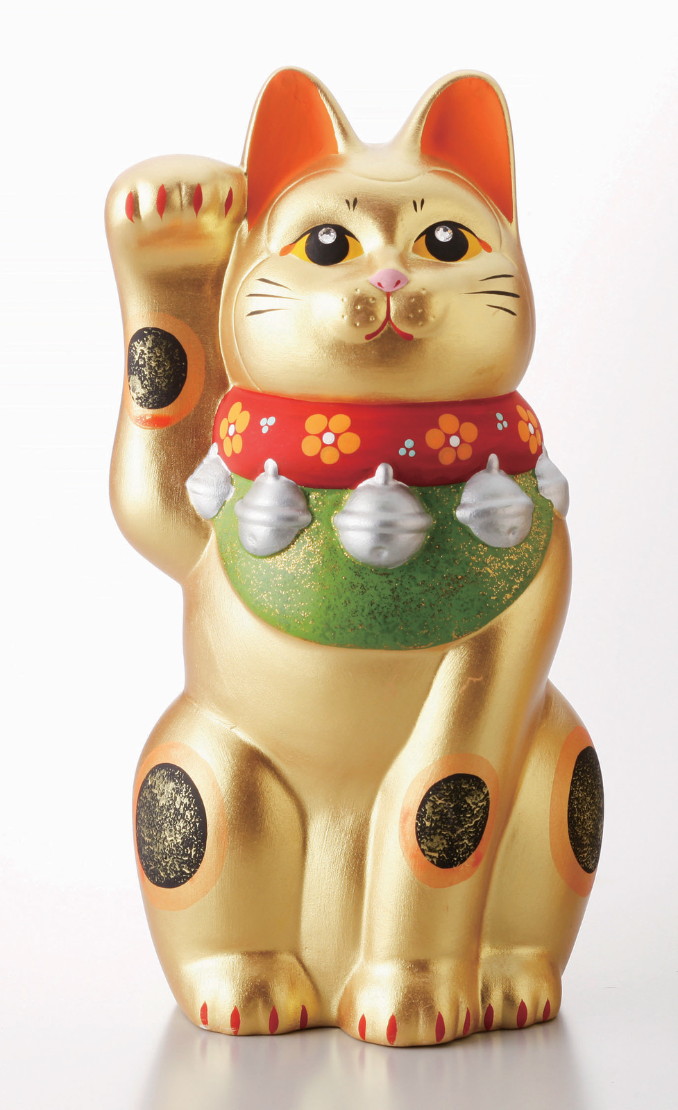 gold cat ornament