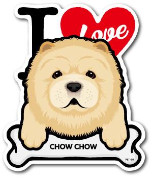 Pet 028 Chow Chow チャウチャウ Dog Sticker ドッグステッカー 車 犬 イラスト アイラブ ペットの商品ページ 卸 仕入れサイト スーパーデリバリー