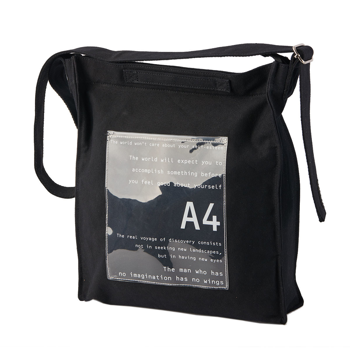 clear man bag