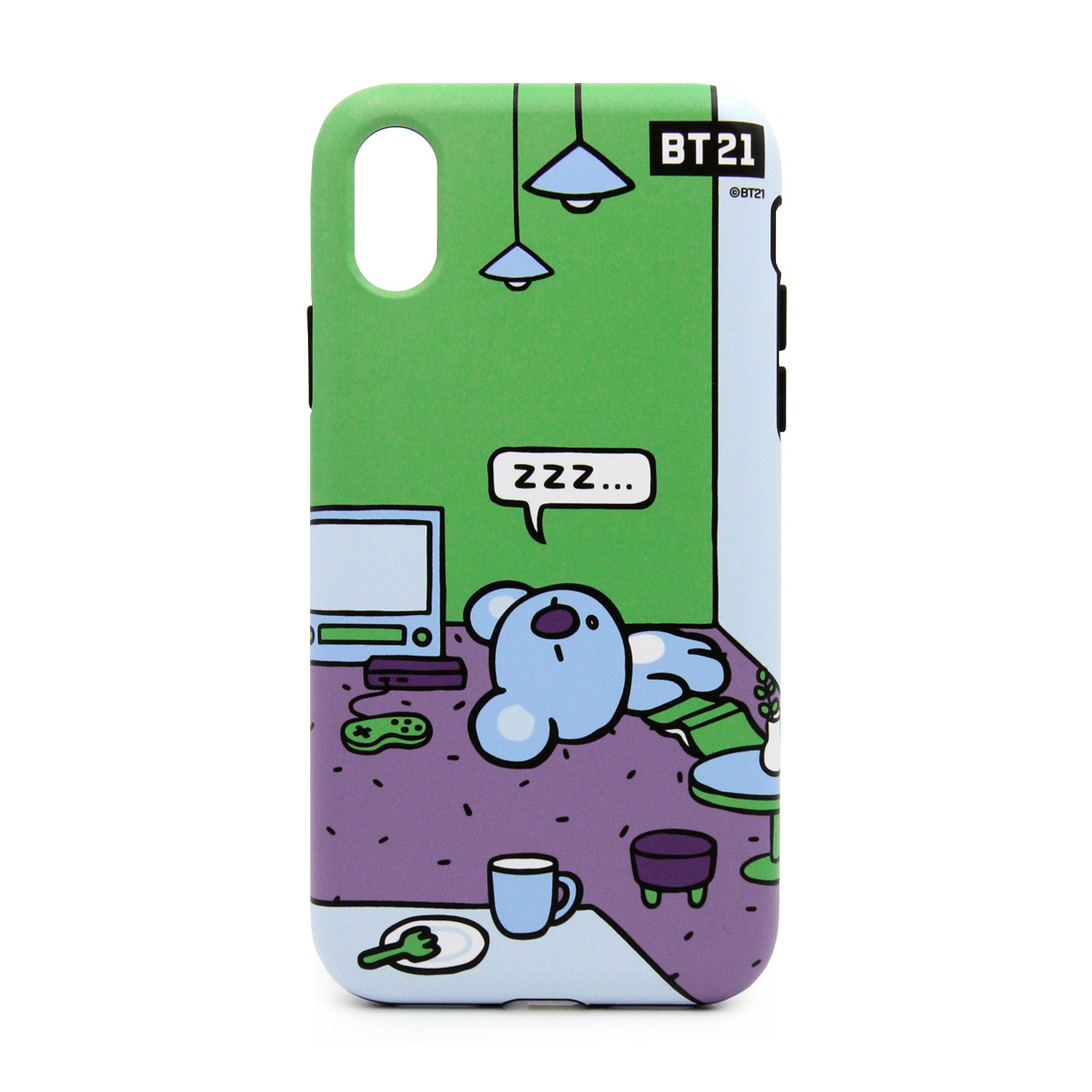 iPhone SE/8/8Plus/XS/XS Max/XR】 BT21 DUAL GUARD ROOMIES(デュアル