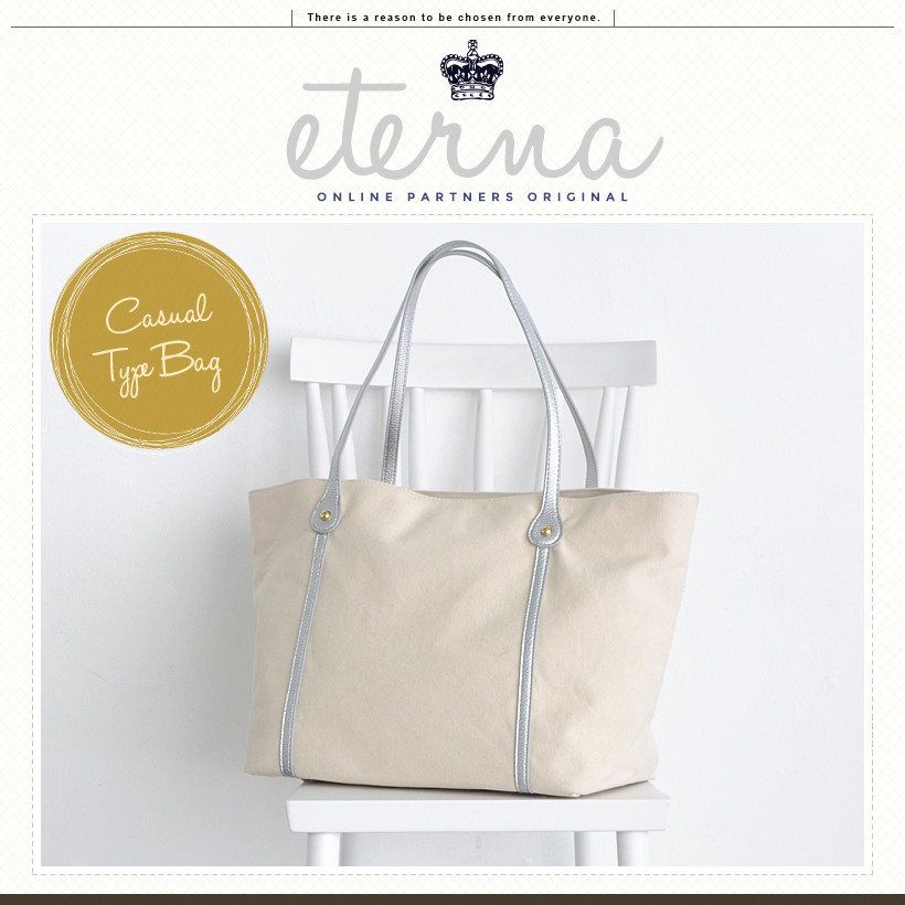 leather handle canvas tote bag