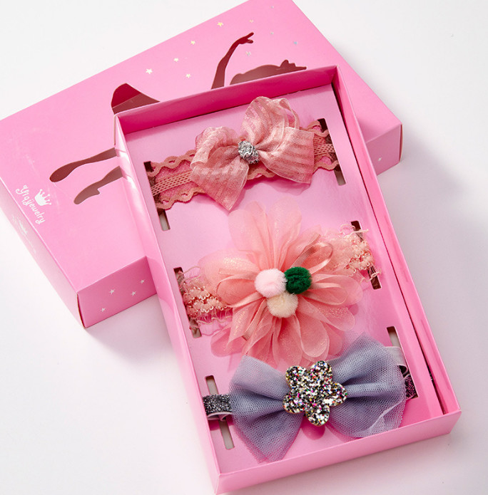 Korea Kids Princess Hair Accessory Lace Crown Hair Band Decoration