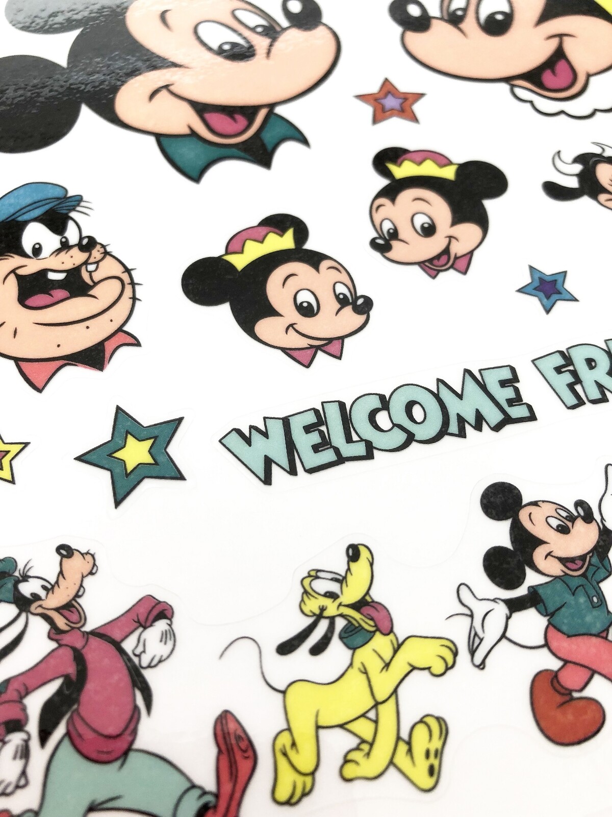 Disney ディズニー クリアデコステッカー レトロディズニーの商品ページ 卸 仕入れサイト スーパーデリバリー