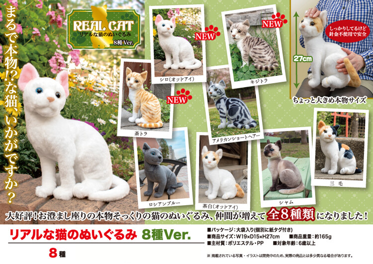 在庫処分大特価 猫グッズ リアルな猫のぬいぐるみ8種ver の商品ページ 卸 仕入れサイト スーパーデリバリー 在庫処分大特価 猫グッズ リアルな猫のぬいぐるみ8種ver の商品ページ 卸 仕入れサイト スーパーデリバリー