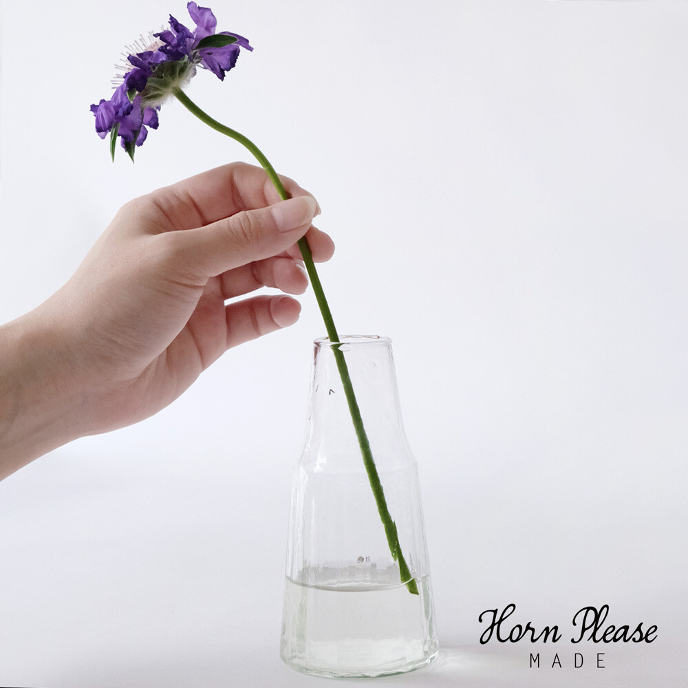 Glass Width Line Flower Vase Export Japanese Products To The