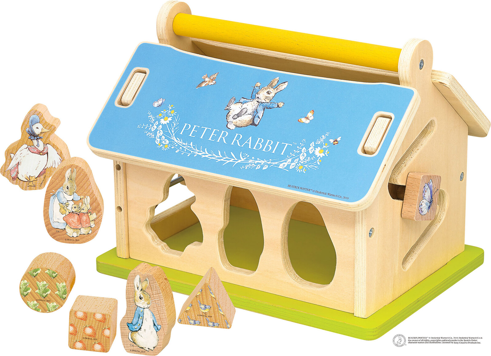 peter rabbit wooden playset