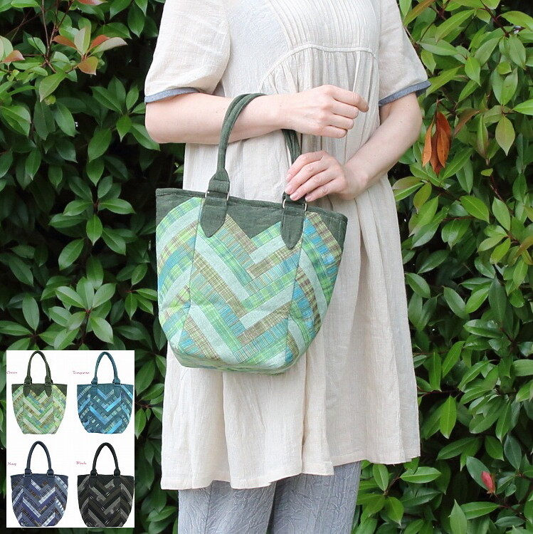 patchwork tote bag