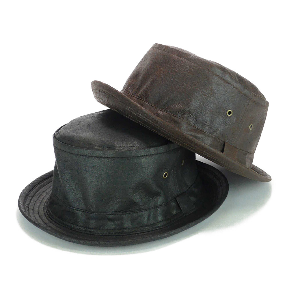 leather pork pie hat shop
