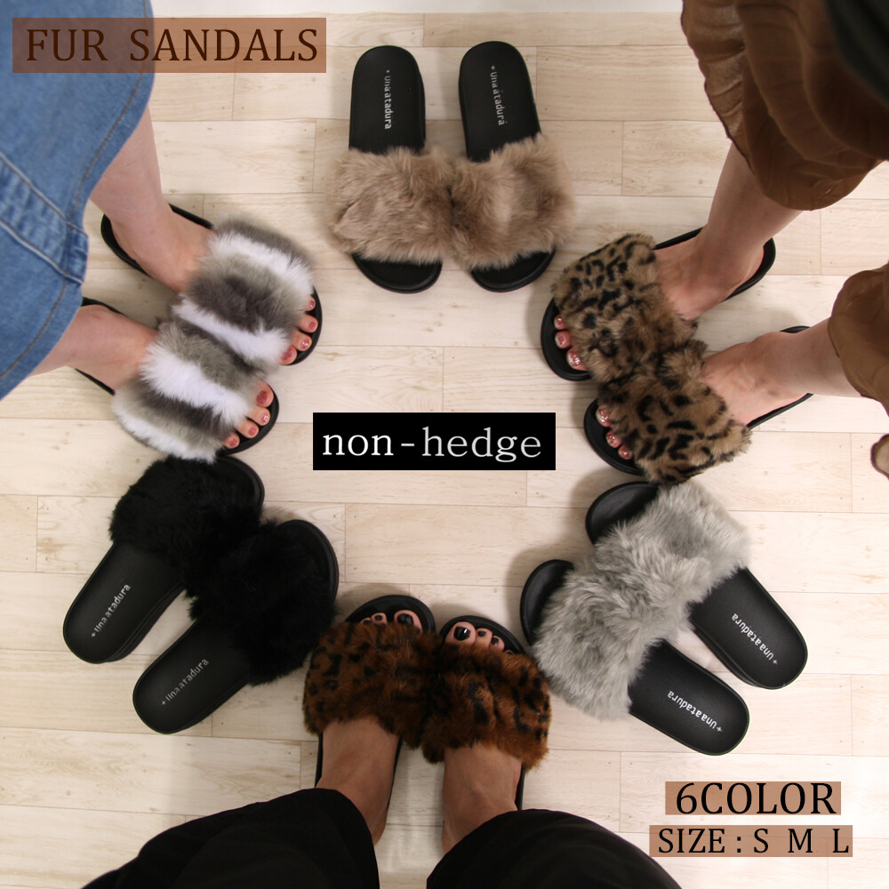 fur deluxe bandana sandals