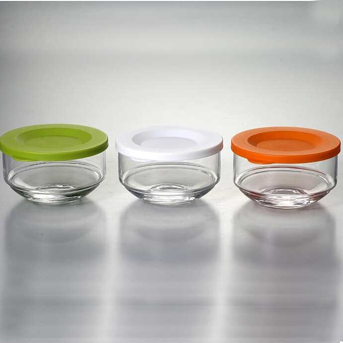 colorful storage bins with lids