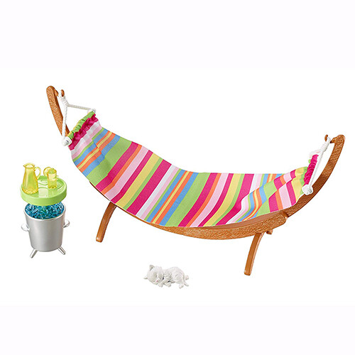 barbie bbq grill furniture & accessory set