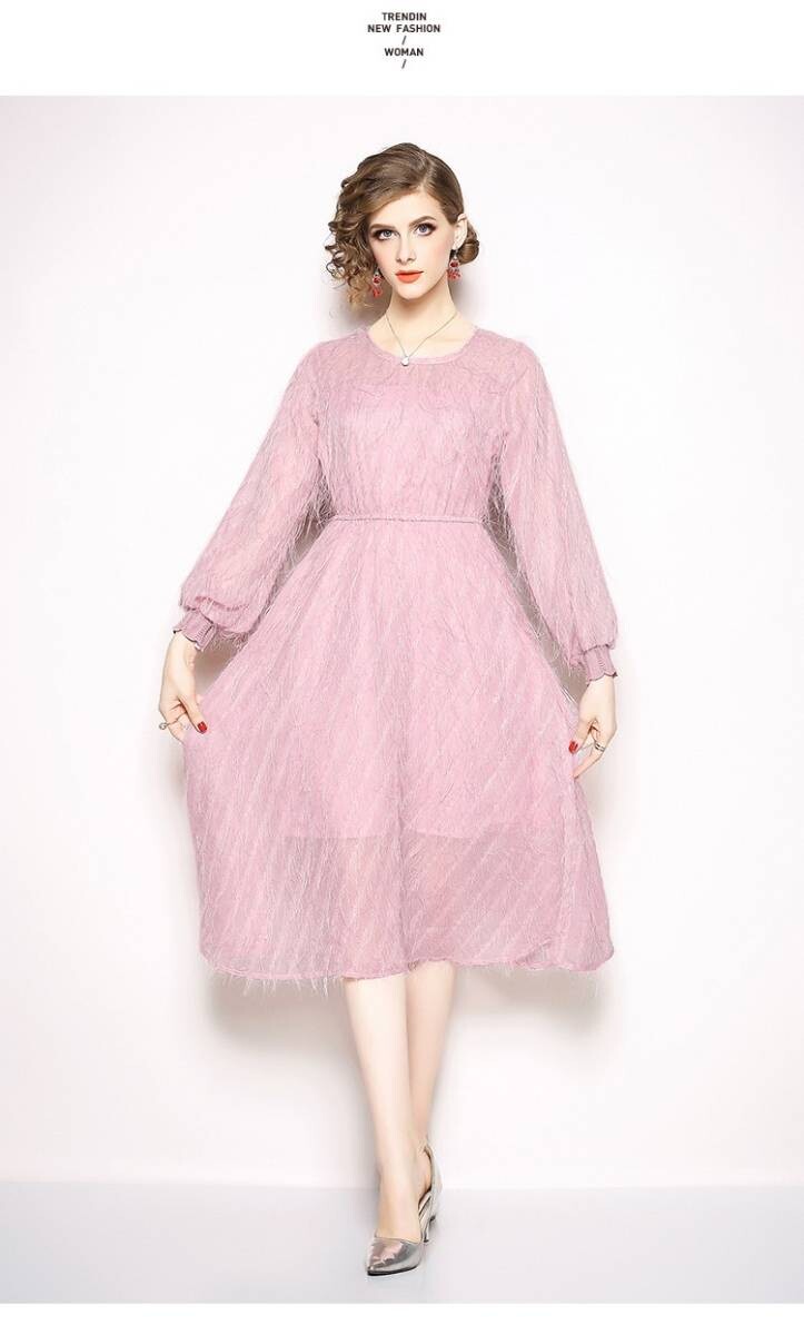 long sleeve event dress