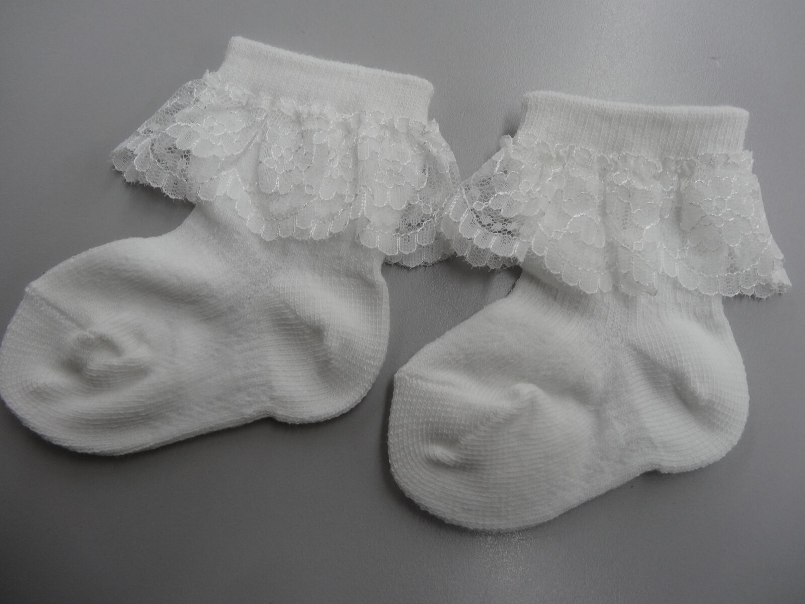 newborn baby white socks