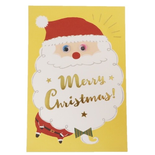 Santa Claus Hand Maid Christmas Card Export Japanese Products To The World At Wholesale Prices Super Delivery