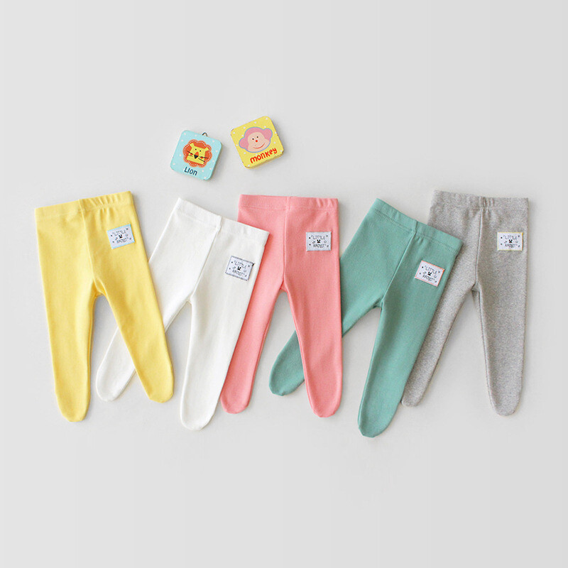 leggings with socks for babies