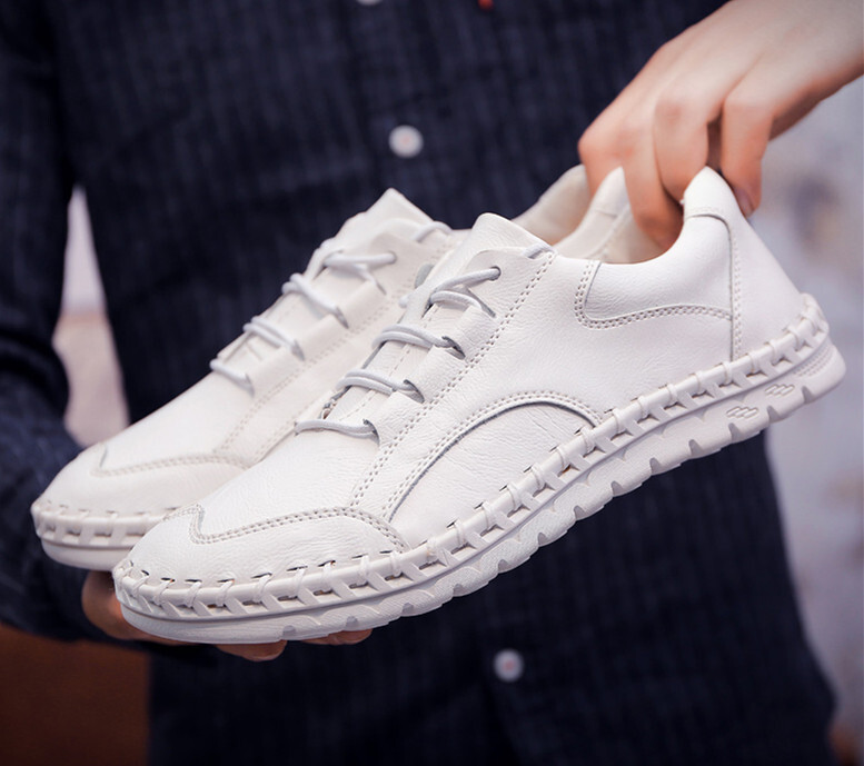 white business casual shoes