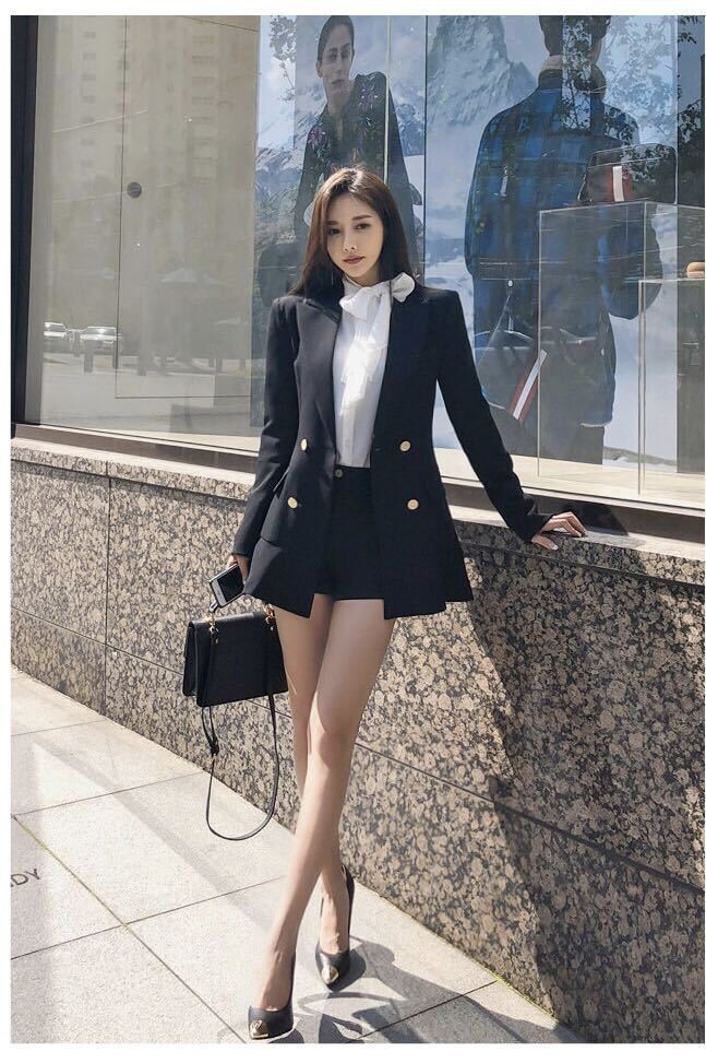 black pant suit one piece