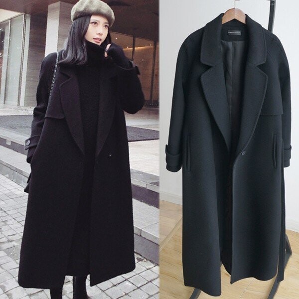 Leather Suede Winter Autumn Coat Women Elegant Belt Long Windbreaker Casual Turn Down Outerwear Trench Female Women 2019 Autumn Winter Trench Coat