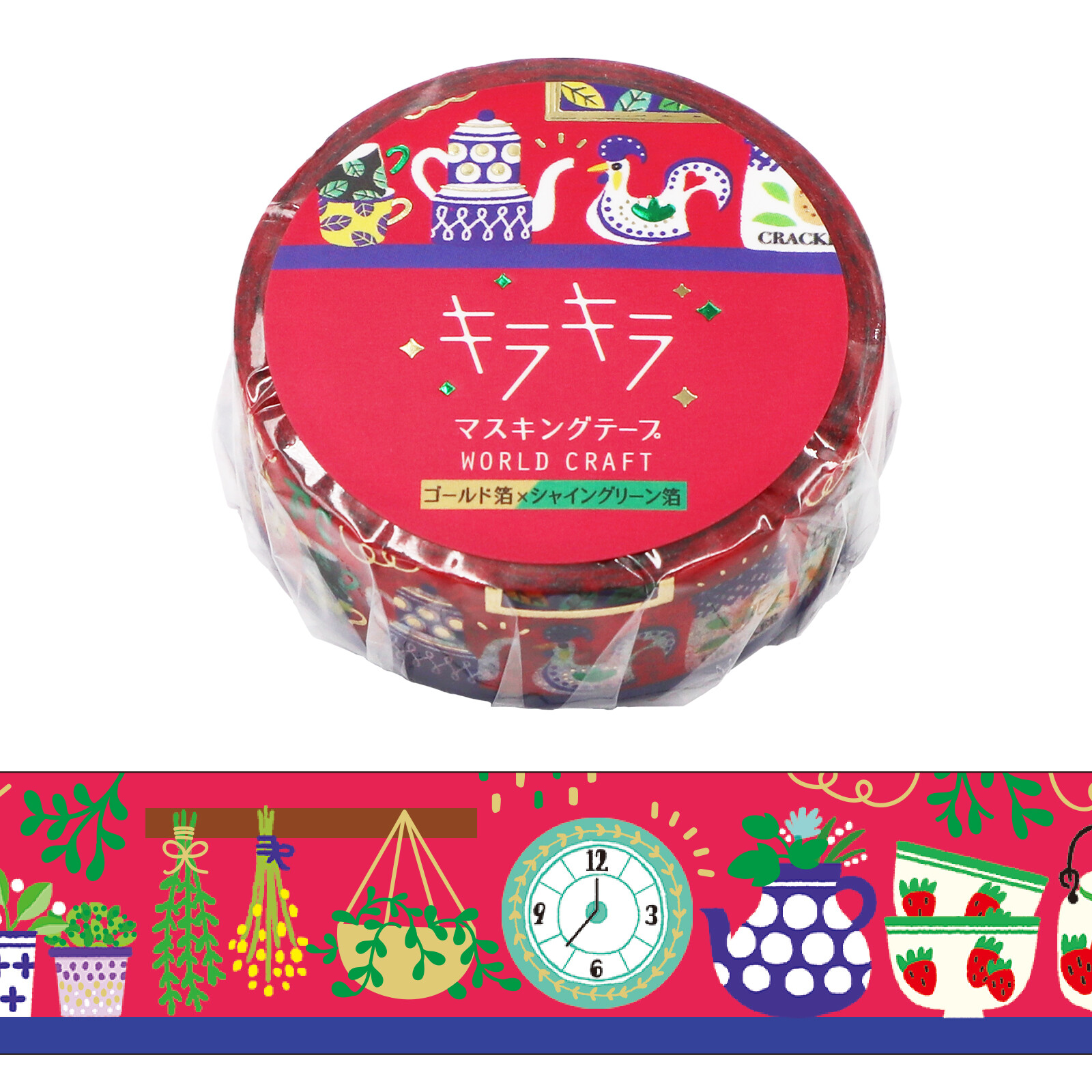 Craft Decorative Tape Red Pattern Tape Washi Tape