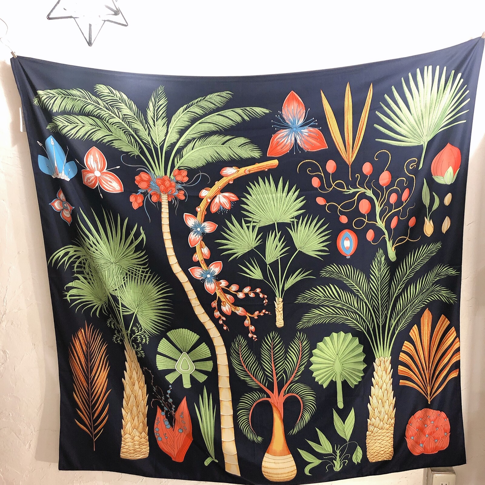 big silk scarf
