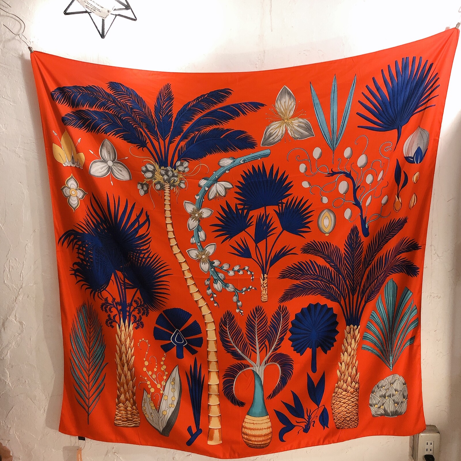 big silk scarf