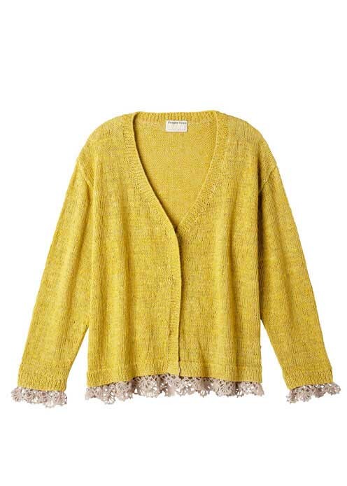cotton lace cardigan